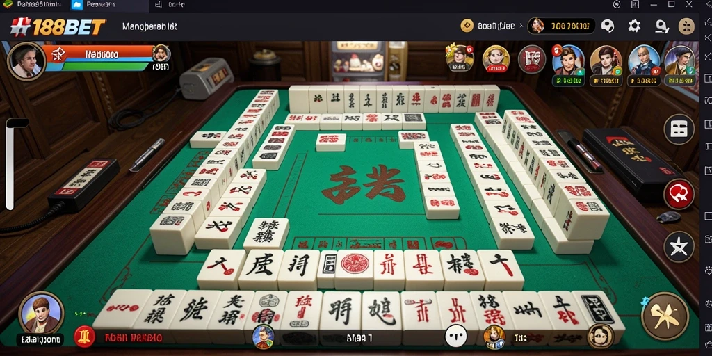 Tampilan menarik dari permainan Mahjong 188BET dengan grafis yang memukau.