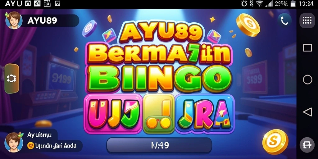 Gameplay seru Bingo di AYU89 dengan teman-teman.