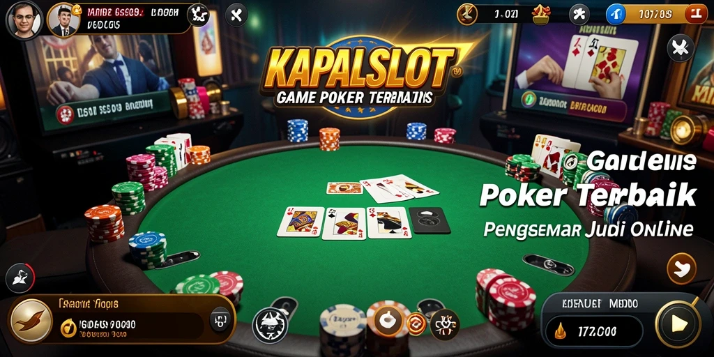Screenshot utama KAPALSLOT menampilkan gameplay poker yang menarik dan interaktif.