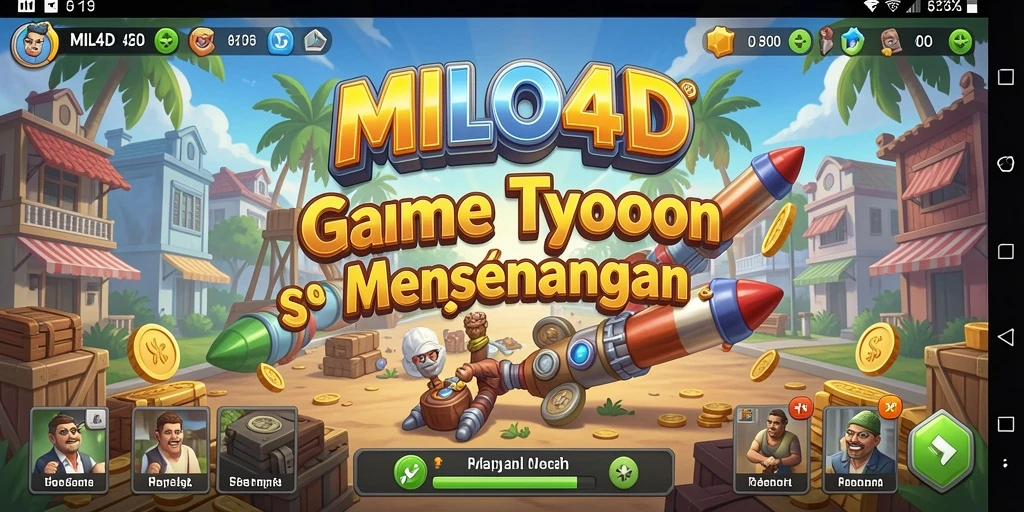 Tangkapan layar gameplay Tycoon menarik dari MILO4D.