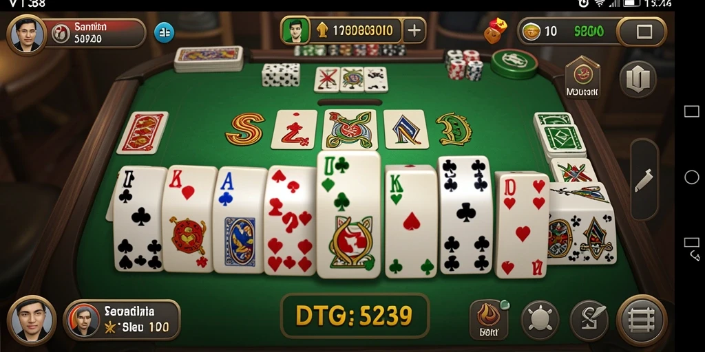 Tangkapan layar dari gameplay domino yang seru di VT38.