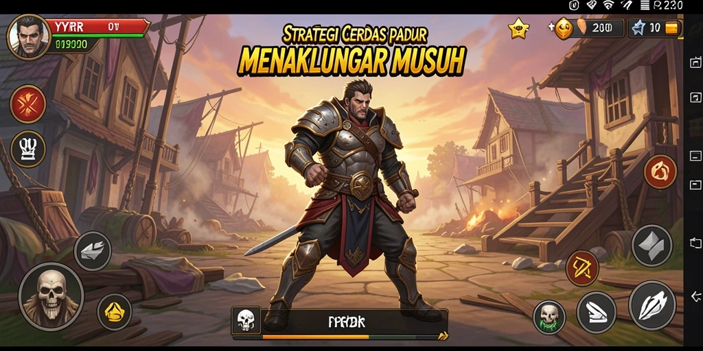 Tampilan gameplay interaktif dan taktis dari YYRR yang menantang.