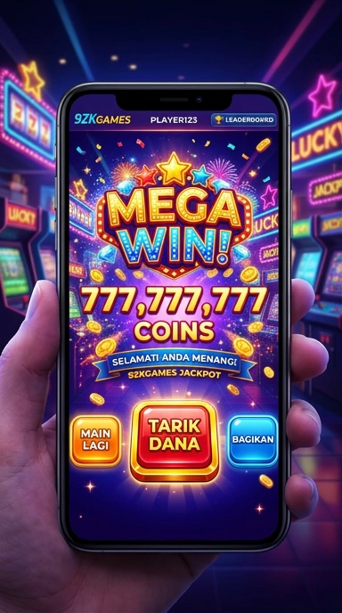 Tampilan utama aplikasi 9zkgames dengan berbagai pilihan APK.
