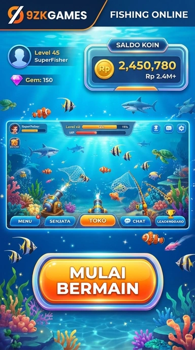 Pengguna sedang mengunduh aplikasi dari 9zkgames dengan mudah.